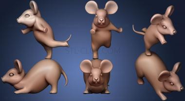 3D мадэль Mouse2 (STL)